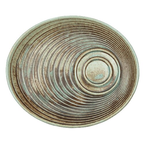 Farfurie ovala ceramica BONNA colectia CORAL 20x17cm